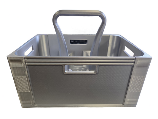 3D Ølkasse til 6 Dåser - 33/50 cl - (Guld/Sølv/Kobber)