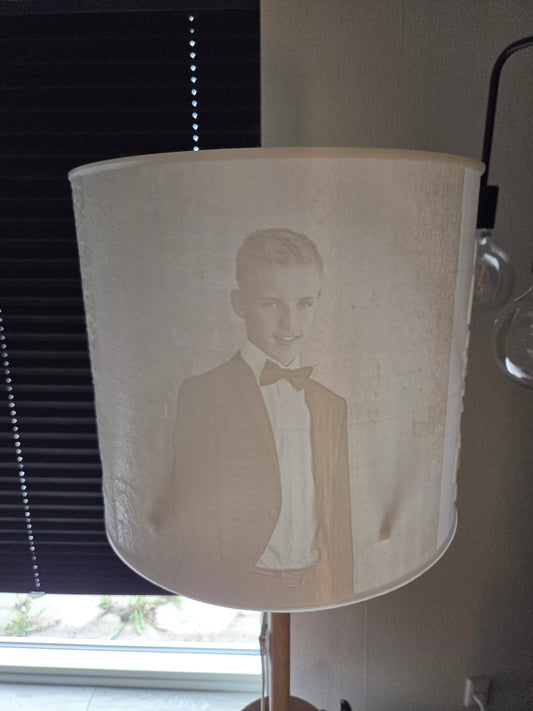 Gulvlampe Skærm – Personligt Design (Cylinderform op til Ø35 cm)