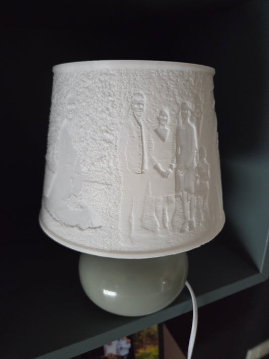 Bordlampe Skærm – Personligt Design (Kegleform op til 20 cm)