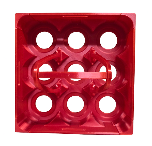 3D Ølkasse til 9 Dåser - 33/50 cl