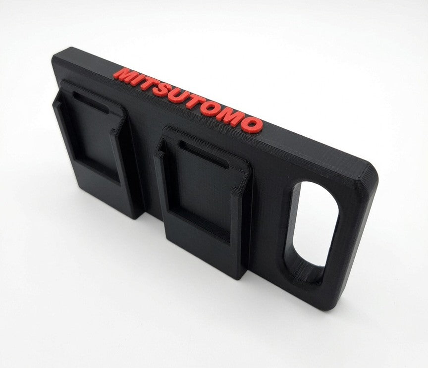 Transportabel holder til 4× Mitsutomo 18V batterier