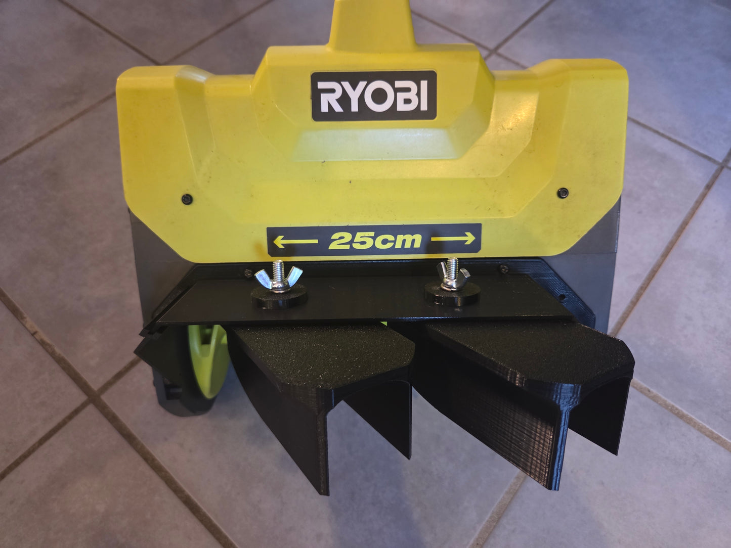 ❄️ 3D-printet Justerbar udkast til sneslynge - (Ryobi RY18ST25A)