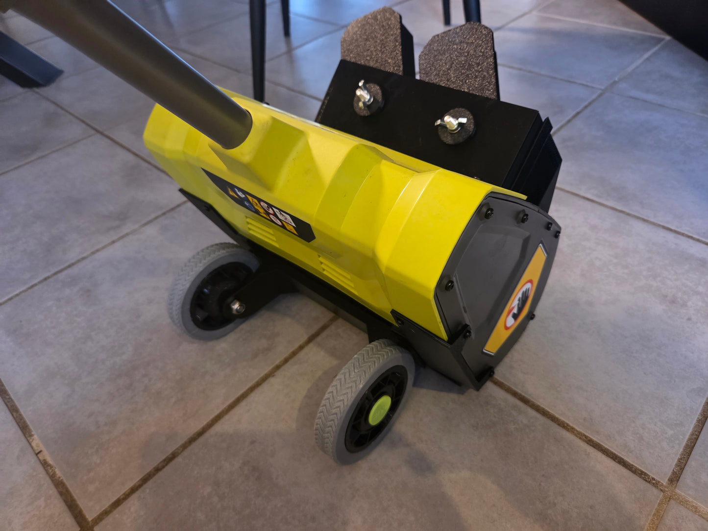 ❄️ 3D-printede Hjul til Sneslynge – (Ryobi RY18ST25A)