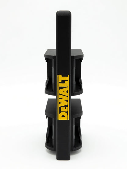 Transportabel holder til 4× DeWALT 18V batterier