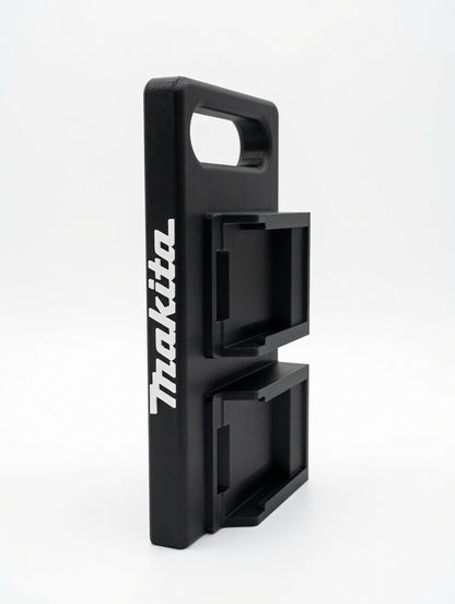 Transportabel holder til 4× Makita 18V batterier