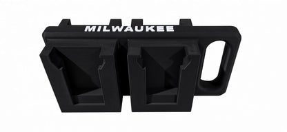 Transportabel holder til 4× Milwaukee 18V batterier