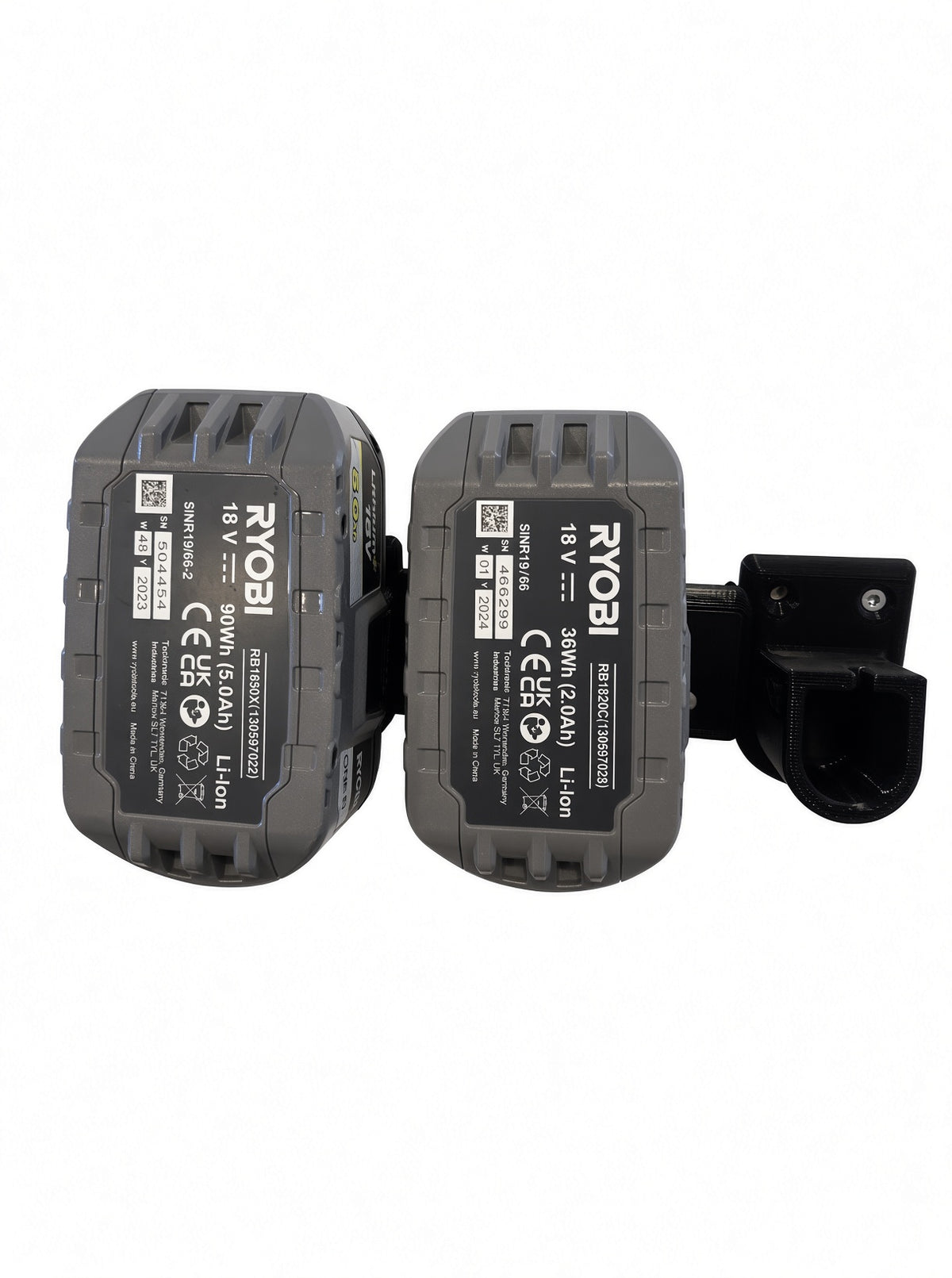 Vægholder til Ryobi ONE+ 18V batterier