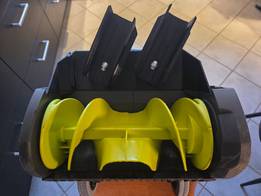 ❄️ 3D-printet Justerbar udkast til sneslynge - (Ryobi RY18ST25A)