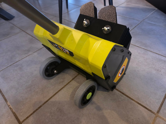 ❄️ 3D-printede Hjul til Sneslynge – (Ryobi RY18ST25A)