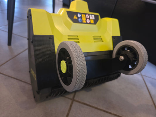 ❄️ 3D-printede Hjul til Sneslynge – (Ryobi RY18ST25A)